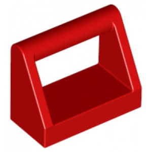 Tegel aangepast 1x2 met handvat red